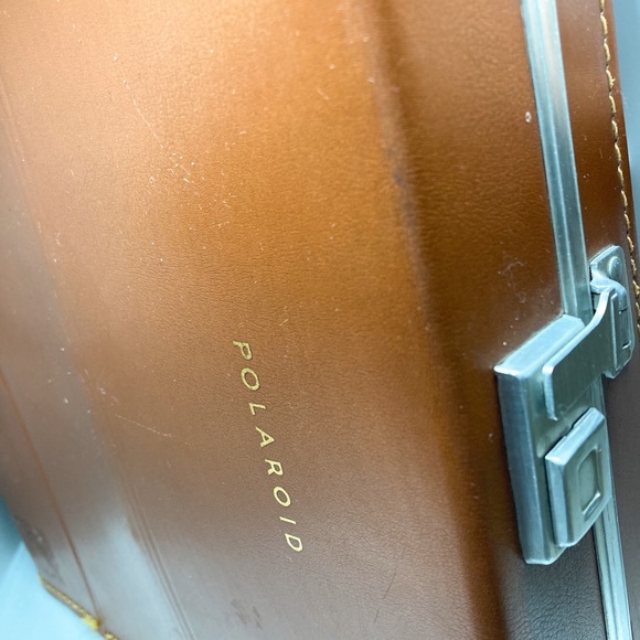 Vintage 1960s Folding Polaroid Land Camera w/ Original Leather Case,Accesories - Picture 11 of 16